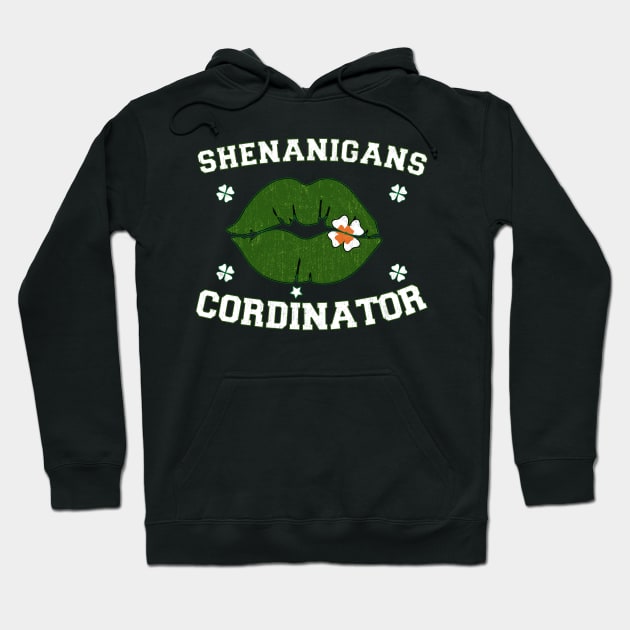 Shenanigans Coordinator retro St. Patricks Day Teacher luck Hoodie by NIKA13